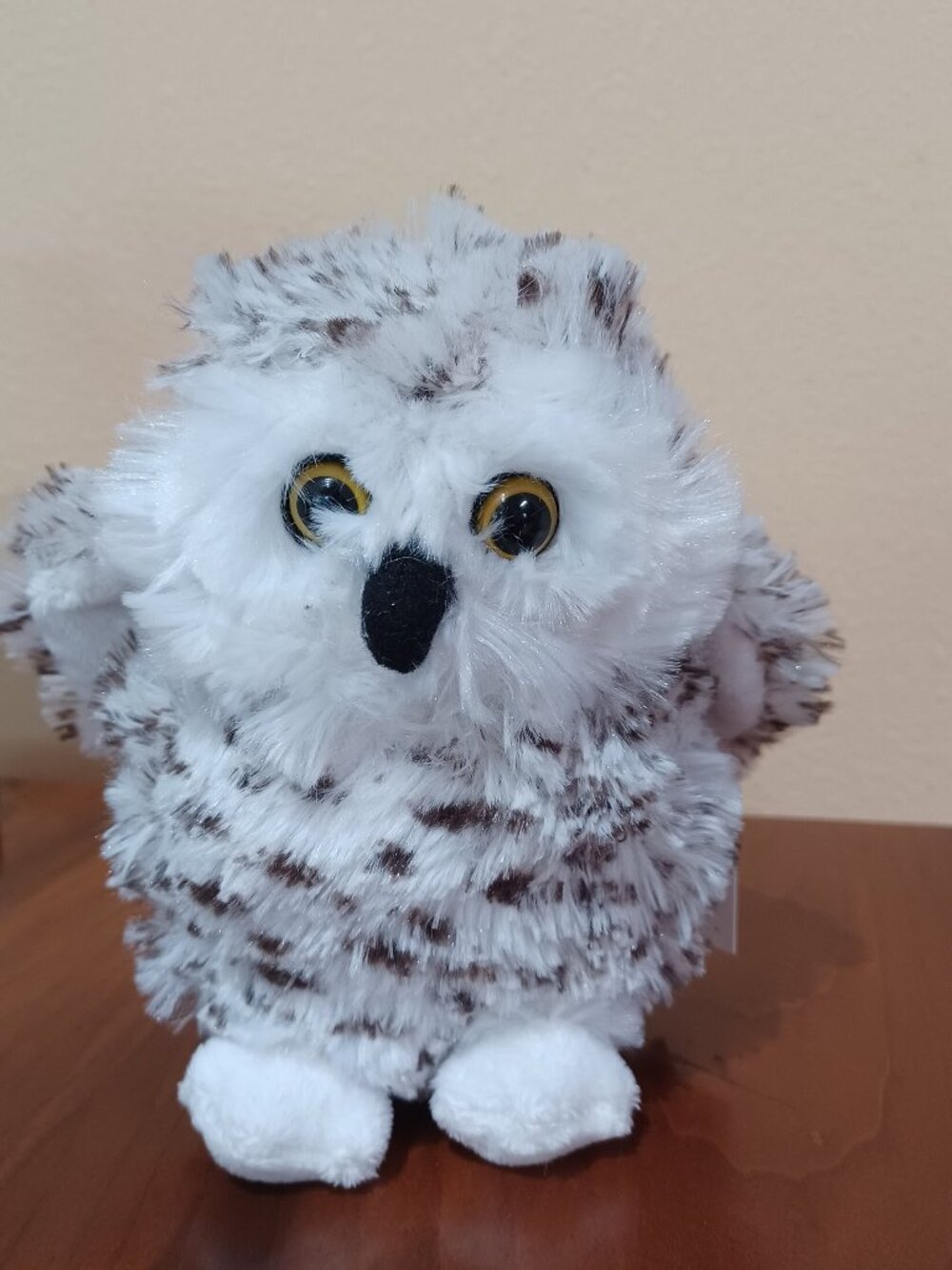 Wildlife Artists Snowy Owl Plush Stuffed Animal White Super Soft Realistic 6.5"